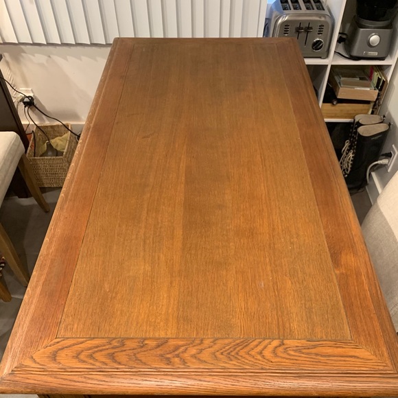 Reclaimed oak desk restoration hardware - Picture 2 of 3